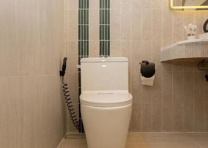 For 3 Guests With Kitchen At Center Sathorn 아파트 *